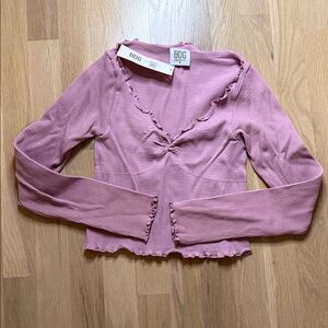 BDG Mauve Long Sleeve Top